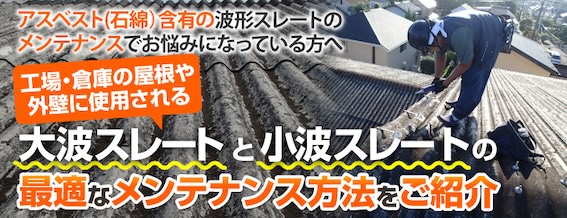 大波小波スレート　メンテナンス